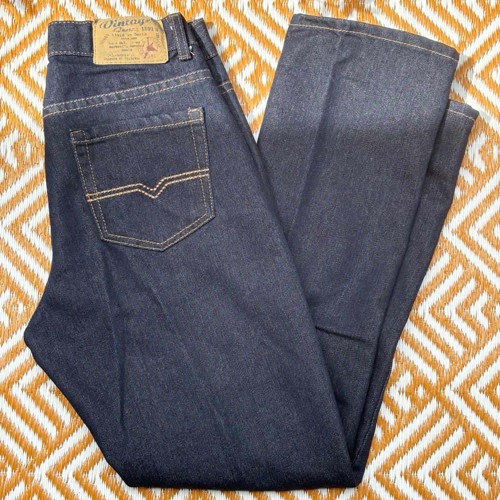 Vintage Genes High Waisted Dickies Style Jeans